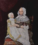 Elisabeth Freake und ihrer Tochter Mary unknow artist